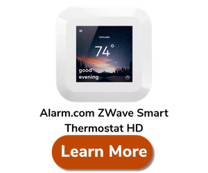 Alarm.com ZWave Smart Thermostat HD, White